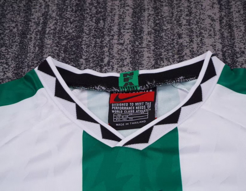 Retro Kids 1996  Nigeria Away White Jersey