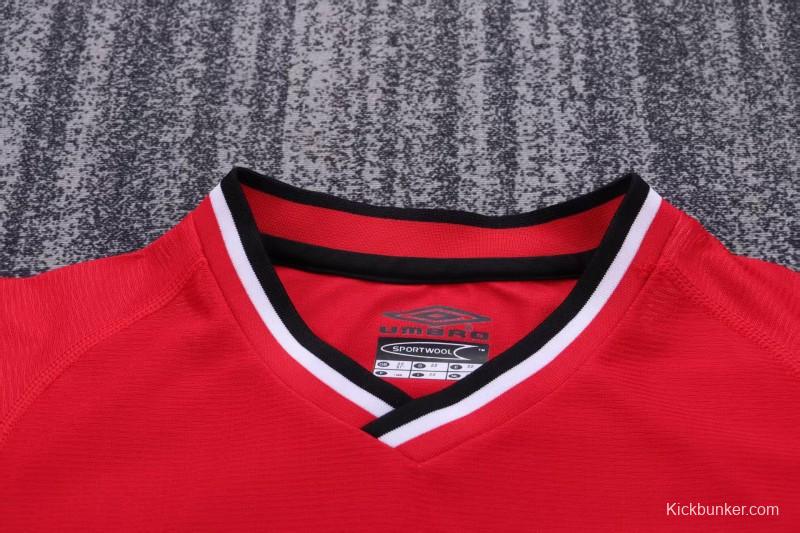 Retro 2000/02 Kids Manchester United Red Home Jersey