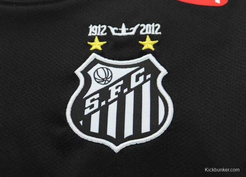 Retro 12/13 Santos FC Black Long Sleeve Jersey
