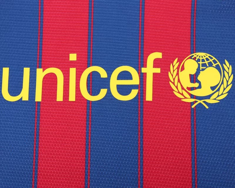 Retro Kids 09/10 FC Barcelona Home Jersey