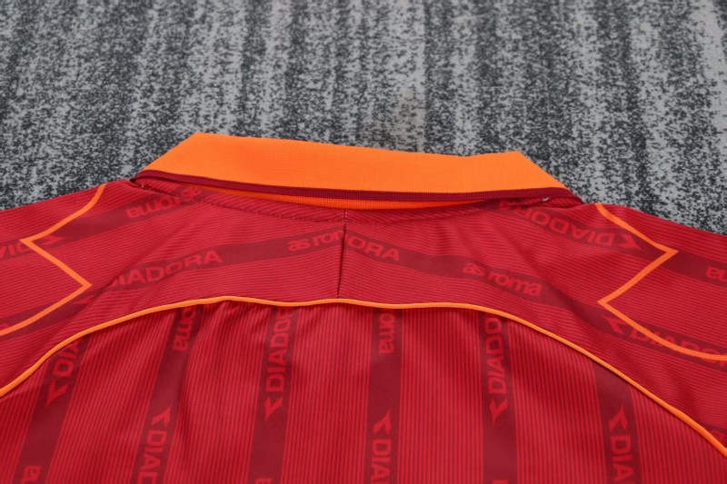 Retro Kids 99/00 Roma Home Jersey