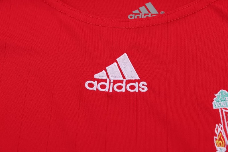 Retro Kids 06/08 Liverpool Red Home Jersey