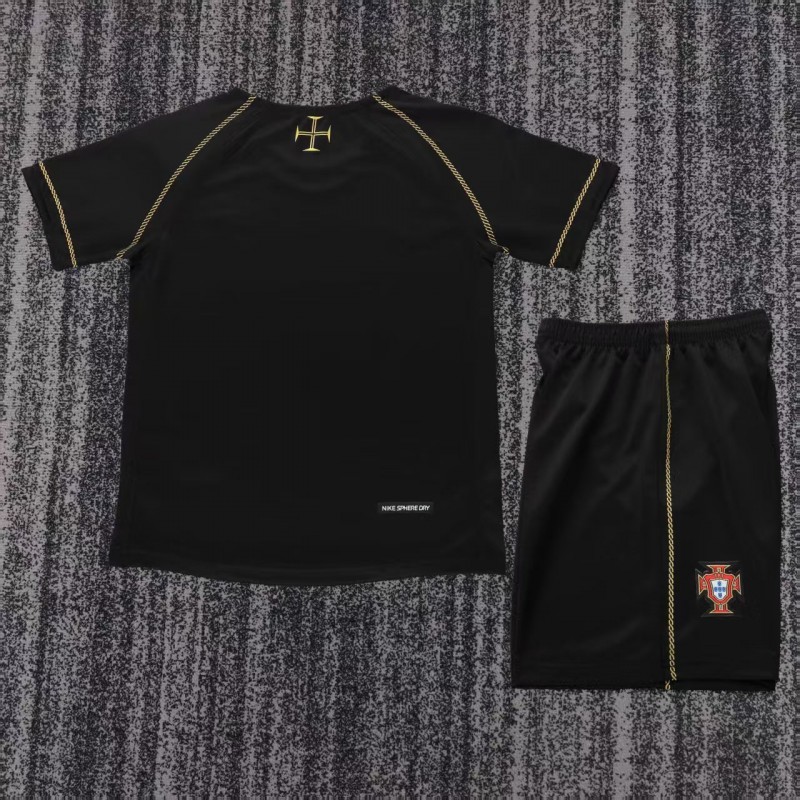Retro Kids 2006 Portugal Away Jersey