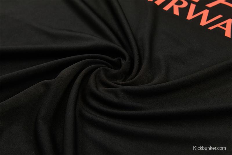 Player Version 26/27 Paris Black Half Zipper Jacket+Long Pants