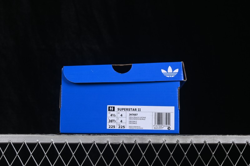 Adidas Originals Superstar II Casual Board Shoes with Iconic Shell Toe - JH7697