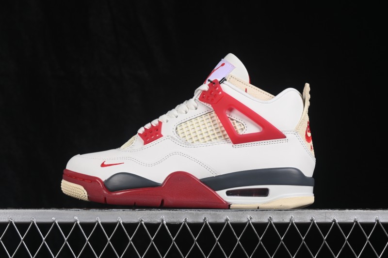 Nike Air Jordan 4 Retro Nigel Sylvester Brick After Brick Men Basketball Shoes - IQ8055-100