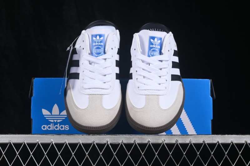Adidas Samba OG Casual Half-Slip-On Shoes with Retro Design - LB3814