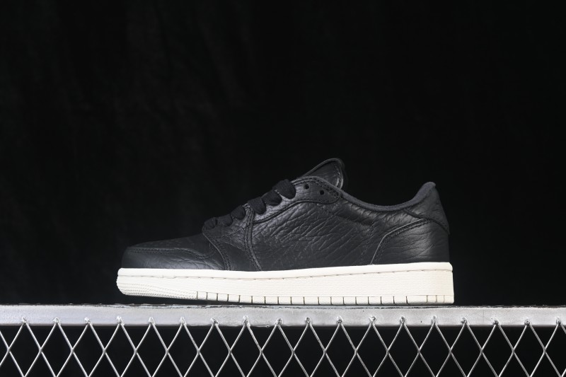 Nike Air Jordan 1 Low Black Sail Retro Basketball Shoes - 848775-005