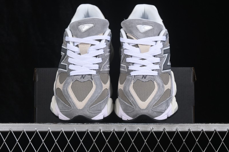 New Balance Retro Casual Running Sneakers with Suede and Mesh Upper and ABZORB Cushioning - U9060LBA