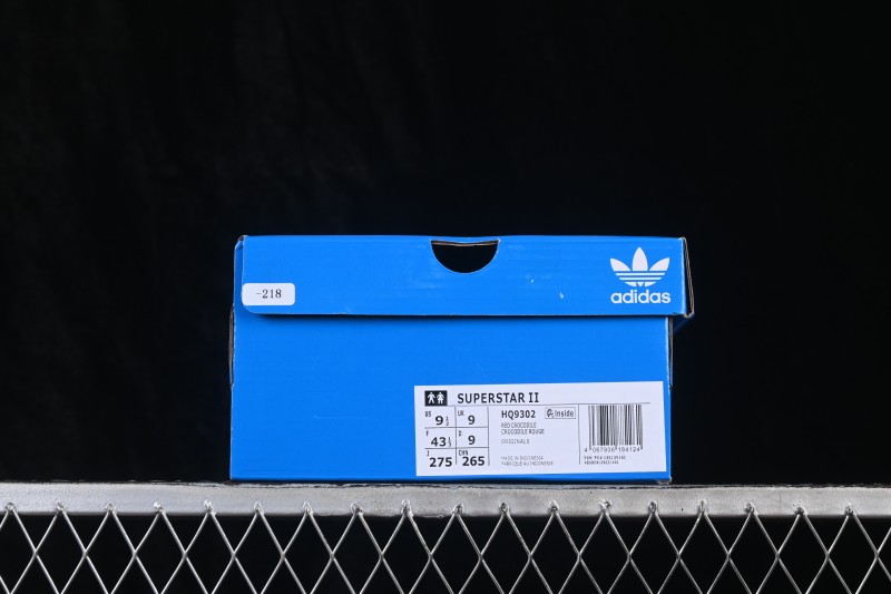 Adidas Originals Superstar II Classic Shell-Toe Casual Sneakers - HQ9302