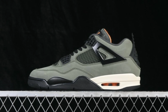 Nike Air Jordan 4 Retro OG Olive Suede Sneakers - IB1519-200