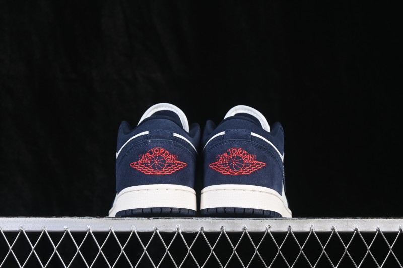 Nike Air Jordan 1 Low Retro Basketball Shoes with Classic Colorway and Cushioned Sole - IO7448-400
