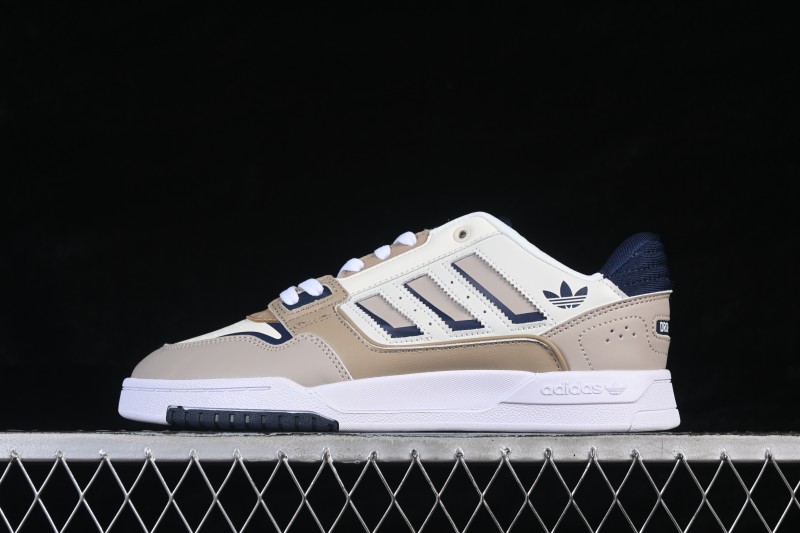 Adidas Originals Drop Step Low 2.0 Basketball-Style Campus Casual Skateboarding Shoes - IG4334