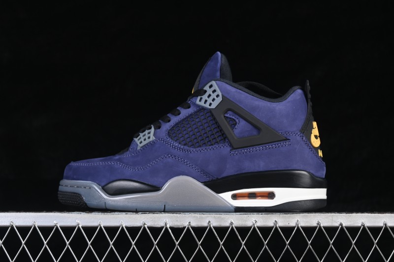 Jordan Air Jordan 4 Retro Lakers Sneakers with Premium Leather Upper - FV5029-500