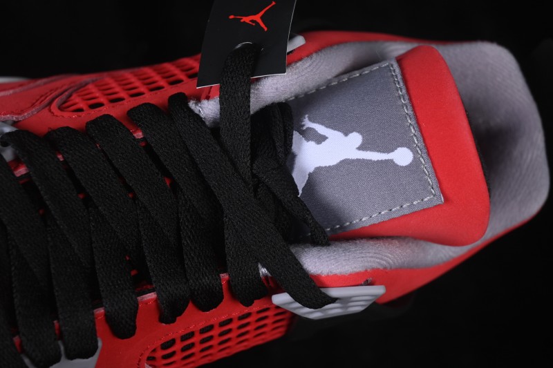 Air Jordan 4 Retro OG 'Toro' Basketball Shoes with Premium Leather Upper - FQ8138-600