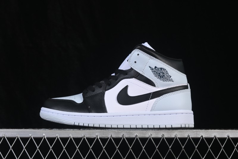 Nike Air Jordan 1 Mid Retro Basketball Casual Shoes with Classic Color Blocking - DQ8426-002