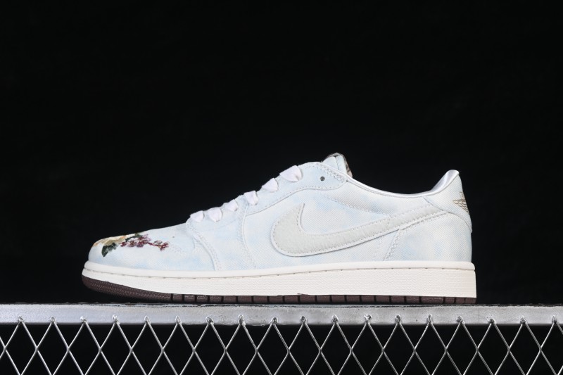 Nike Air Jordan 1 Low Suzhou Embroidery Low-Top Basketball Shoes - IQ1109-011