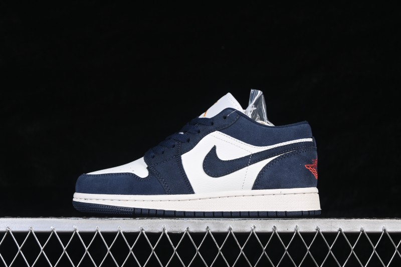 Nike Air Jordan 1 Low AJ1 Black Toe Low Top Casual Skateboarding Shoes - IO7448-400