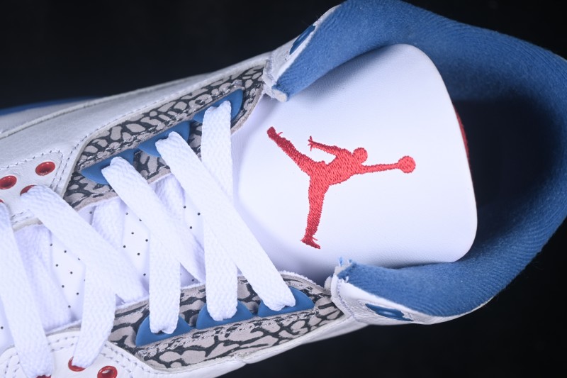 Nike Air Jordan 3 Retro True Blue Men's Basketball Shoes - IF4396-104