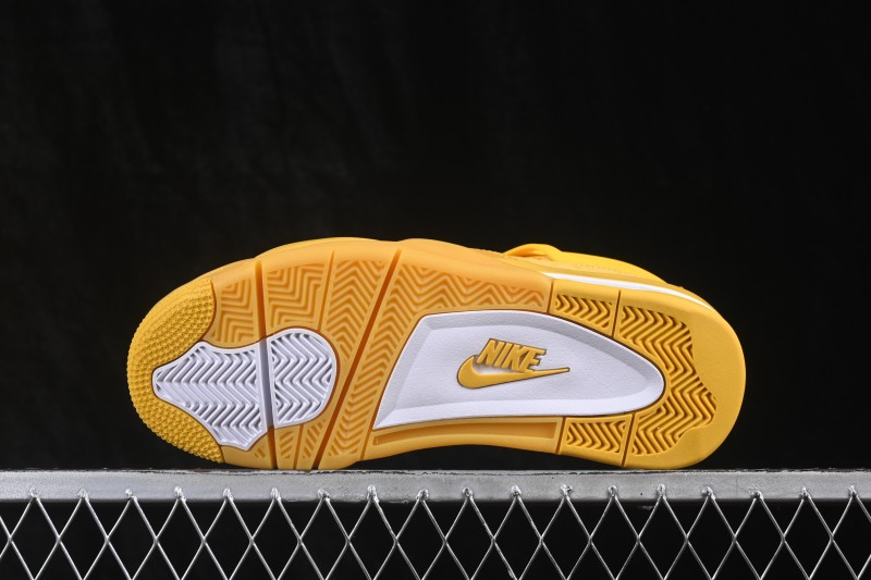 Nike Air Jordan 4 Retro x Nigel Sylvester Collaboration Sneakers with Brick Design - HF4340-008