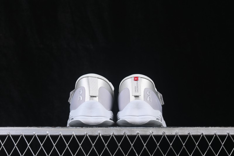 On Cloudnova Moon Comfortable Slip-Resistant Low-Top Casual Lifestyle Shoes Wolf Alloy