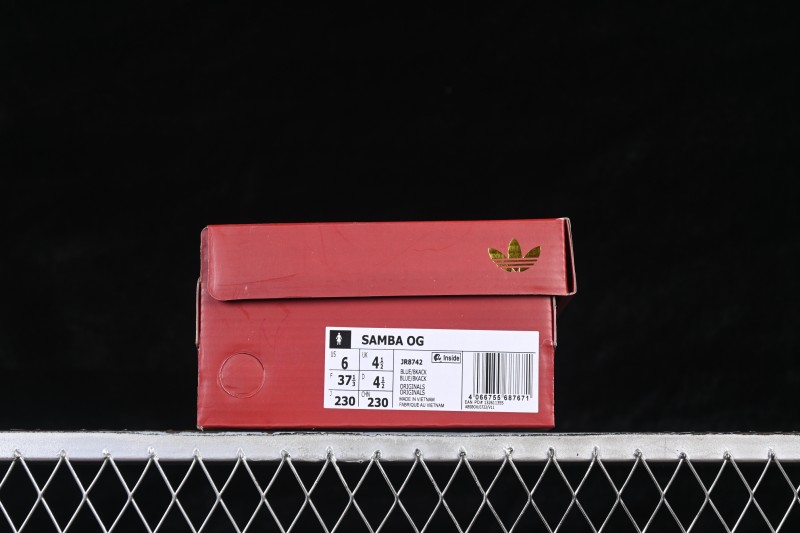 Adidas Samba OG Classic Skateboarding Sneakers with Reinforced Suede Upper - JQ8742