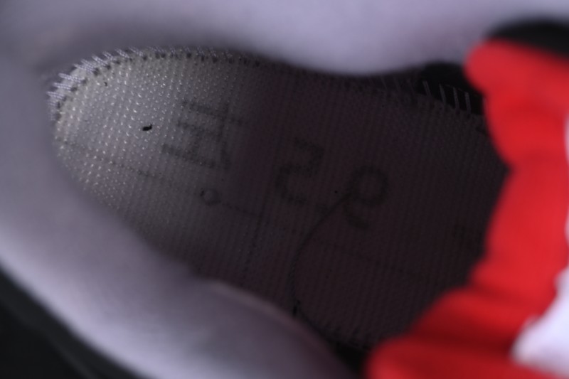 Nike Air Jordan 4 Retro Running Shoes with Premium Leather Upper and Classic Black-Red Colorway - IX8180-001