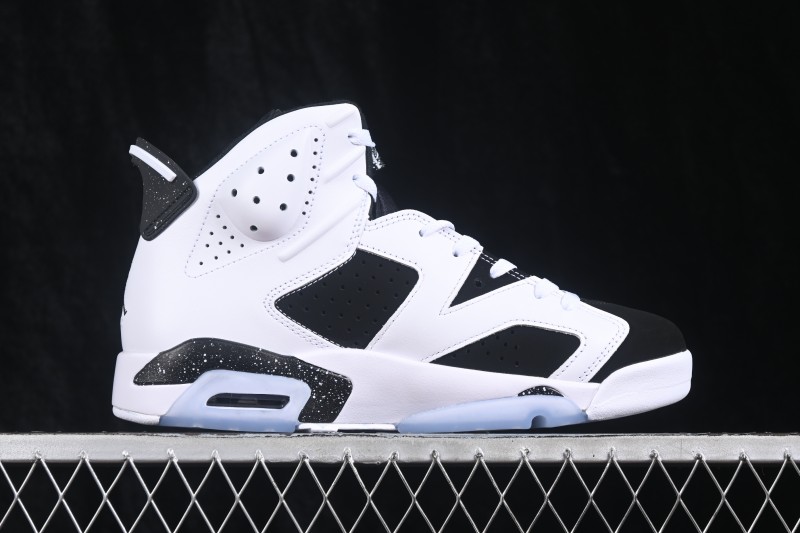 Nike Air Jordan 6 Retro Oreo Running Shoes with Premium Suede Upper - CT8529-108
