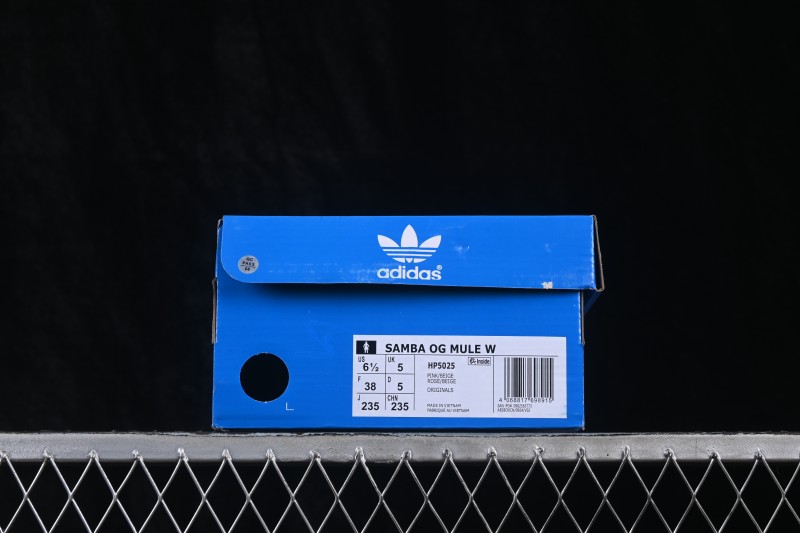 Adidas Samba OG Mule Casual Slip-On Shoes with Retro Design - HP5025