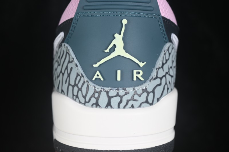 Nike Air Jordan Legacy 312 Low Basketball Shoes with Hook-and-Loop Strap Combination Upper - CD7069-007