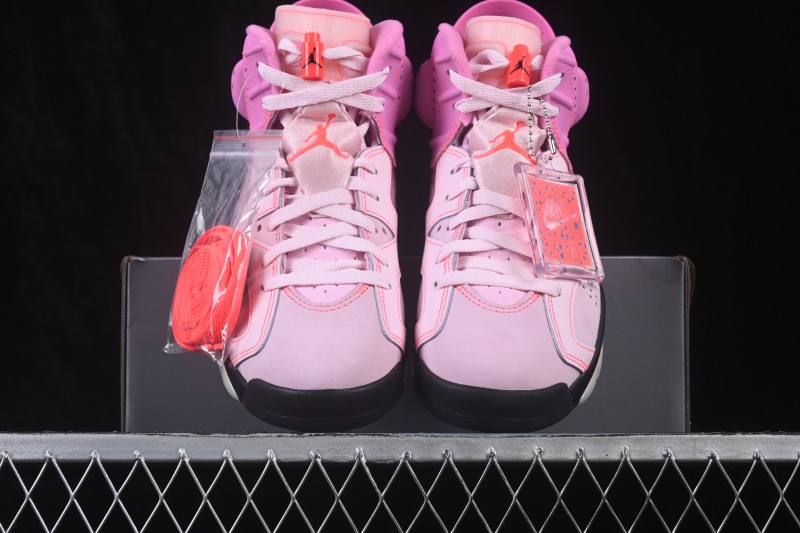 Jordan Air Jordan 6 Retro OG Sneakers with Playful Pink Accents - IQ5706-600