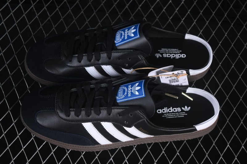 Adidas Samba OG Casual Half-Slip-On Sneakers in Premium Leather - LB3815