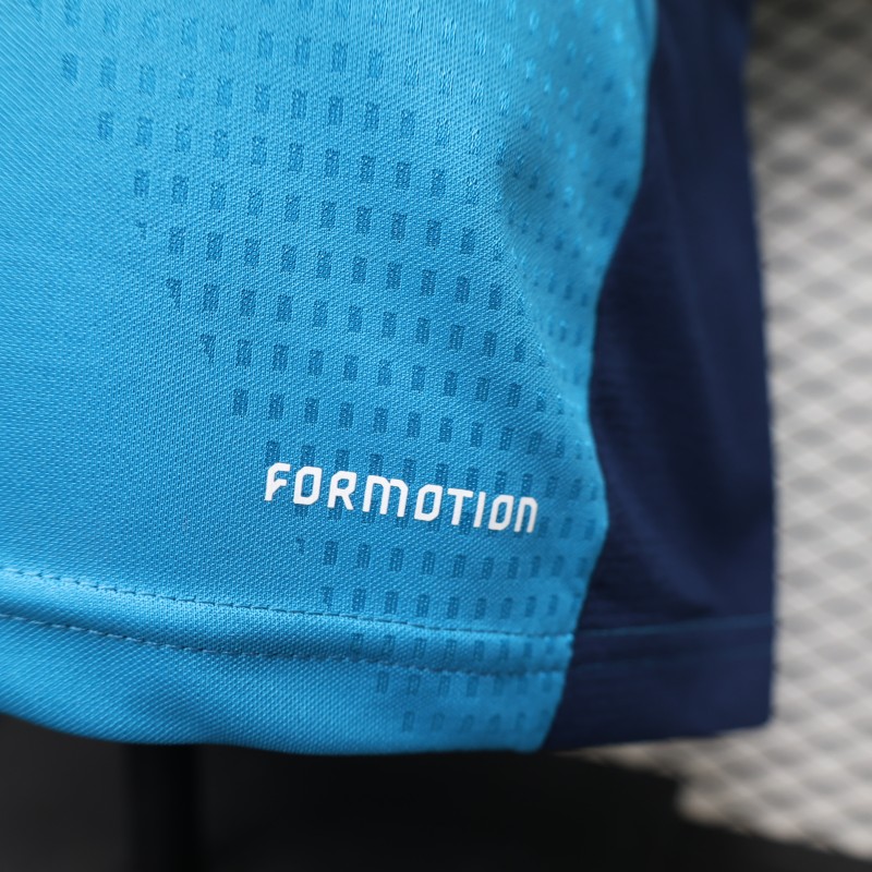 Player Version 2026 Spain Home Light Blue Long Sleeve Jersey