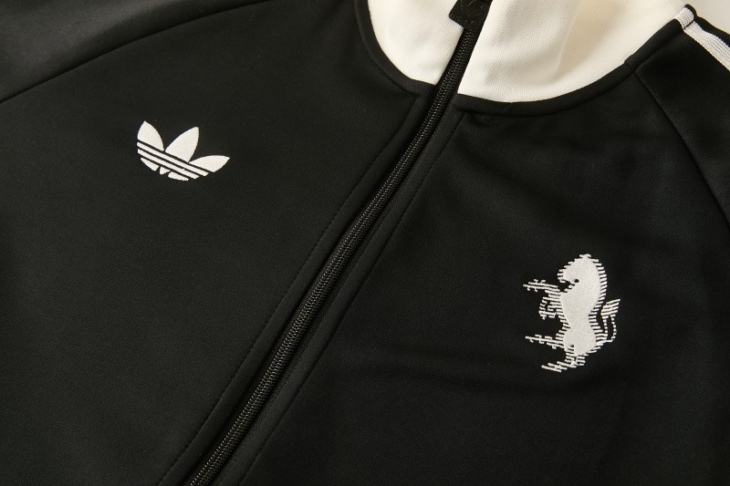 26/27 Juventus  Black Full Zipper Jacket Tracksuit + Long Pants