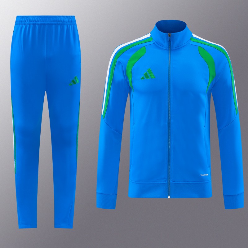 26/27 Air Jordan  Bright Blue Full Zipper Jacket + Long Pants