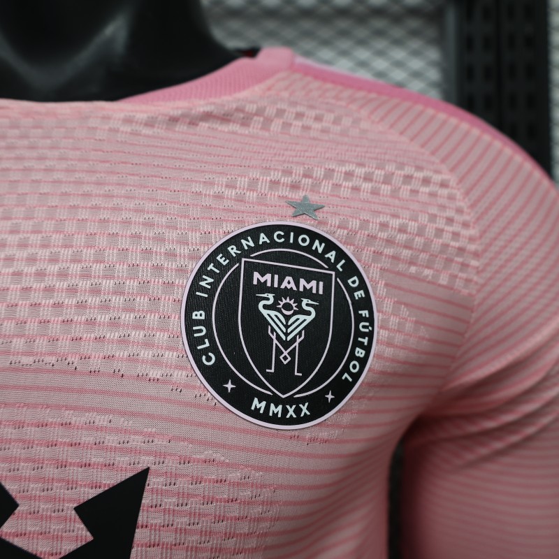 Player Version 26/27 Inter Miami CF Home Pink Long Sleeve Jersey