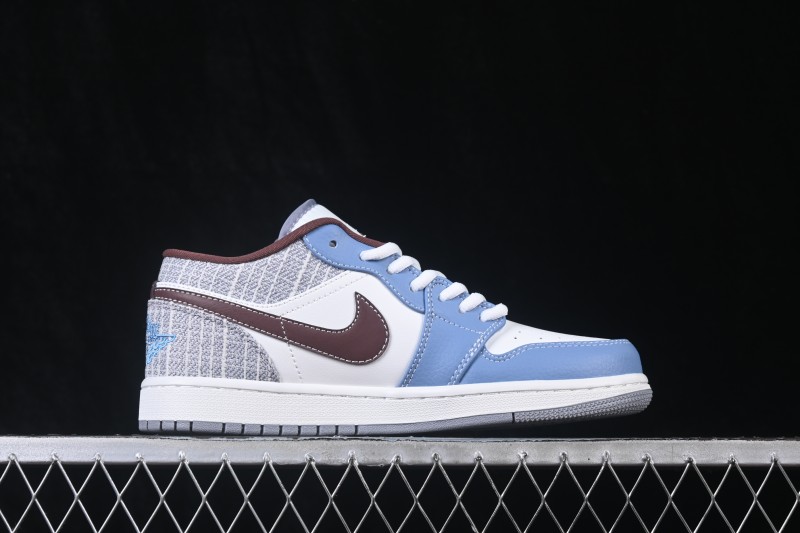 Air Jordan 1 Low AJ1 Denim Blue Low-Top Retro Cultural Basketball Shoes - IZ6154-121