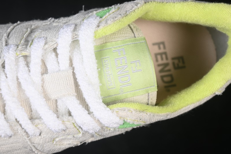 Fendi Match Round Toe Platform Low-Top Casual Sneakers - AHH2F1FHS