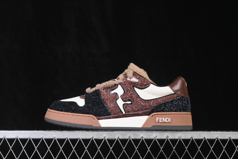 Fendi Match Round Toe Thick Sole Low Top Casual Sneakers - AHH2F1FHS
