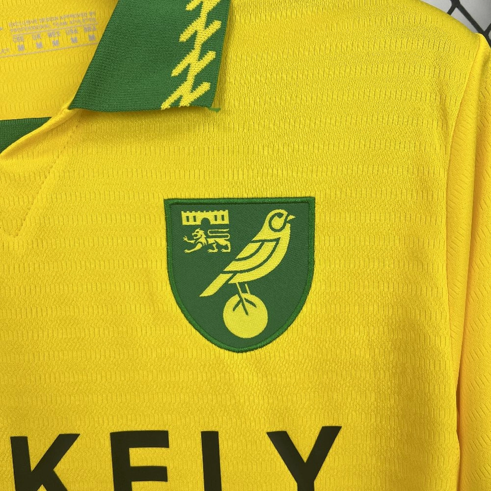 2025/26 Norwich City FC Home Jersey