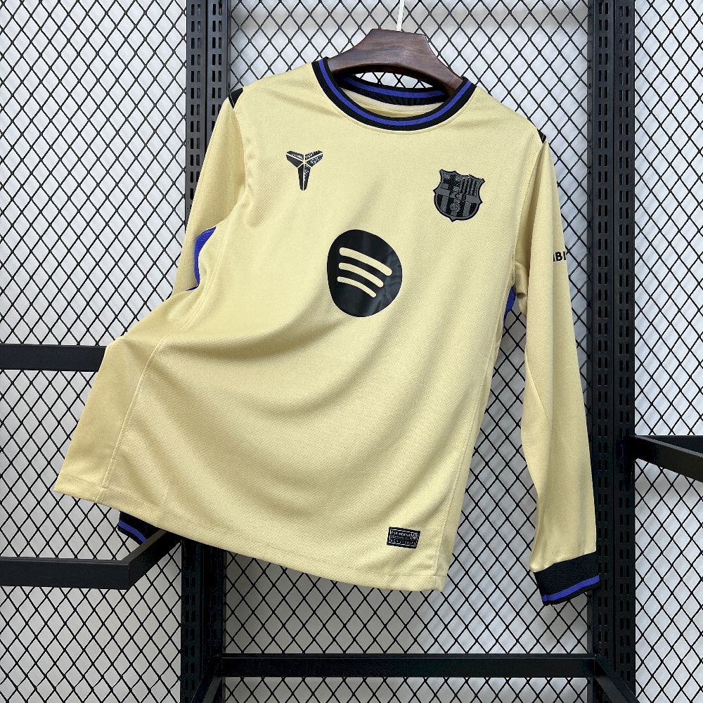 2025/26 Mens Barcelona Away Long Sleeve Jersey