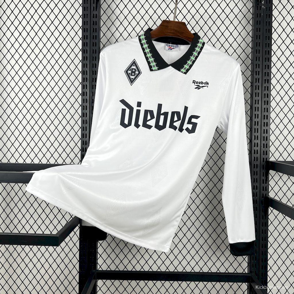 1995/96 Retro Borussia Mönchengladbach Home Long Sleeve Jersey