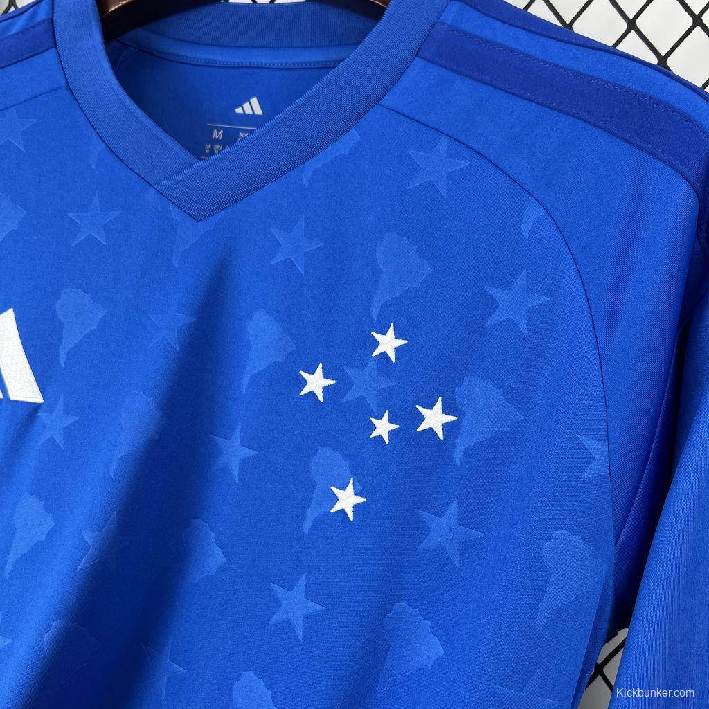 2026/27 Mens Cruzeiro Home Long Sleeves Jersey