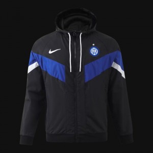 23/24 Inter Milan Black Windbreaker