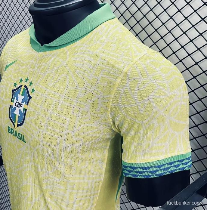 Player Version 2024 Brazil Home Jersey