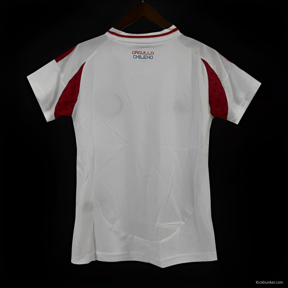 2024 Women Chile Away White Jersey