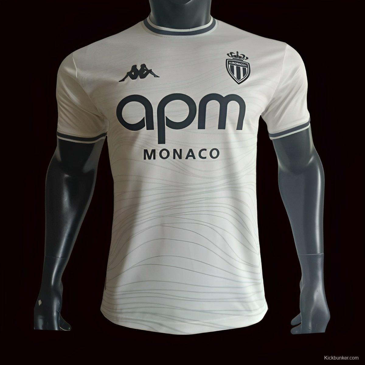 Player Version 24/25 Monaco Away Grey Jersey