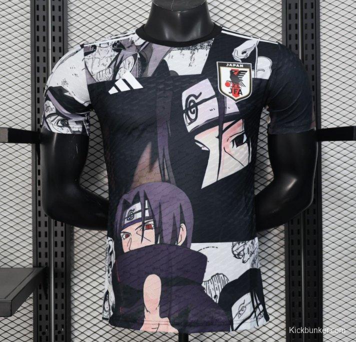 Player Version 2025 Japan Black with Anime Character Pattern Jersey