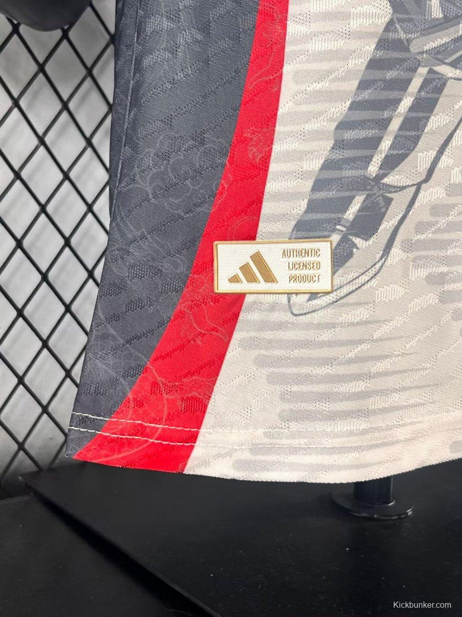 Player Version 2025 Mexico White with Aztec Warrior Jersey