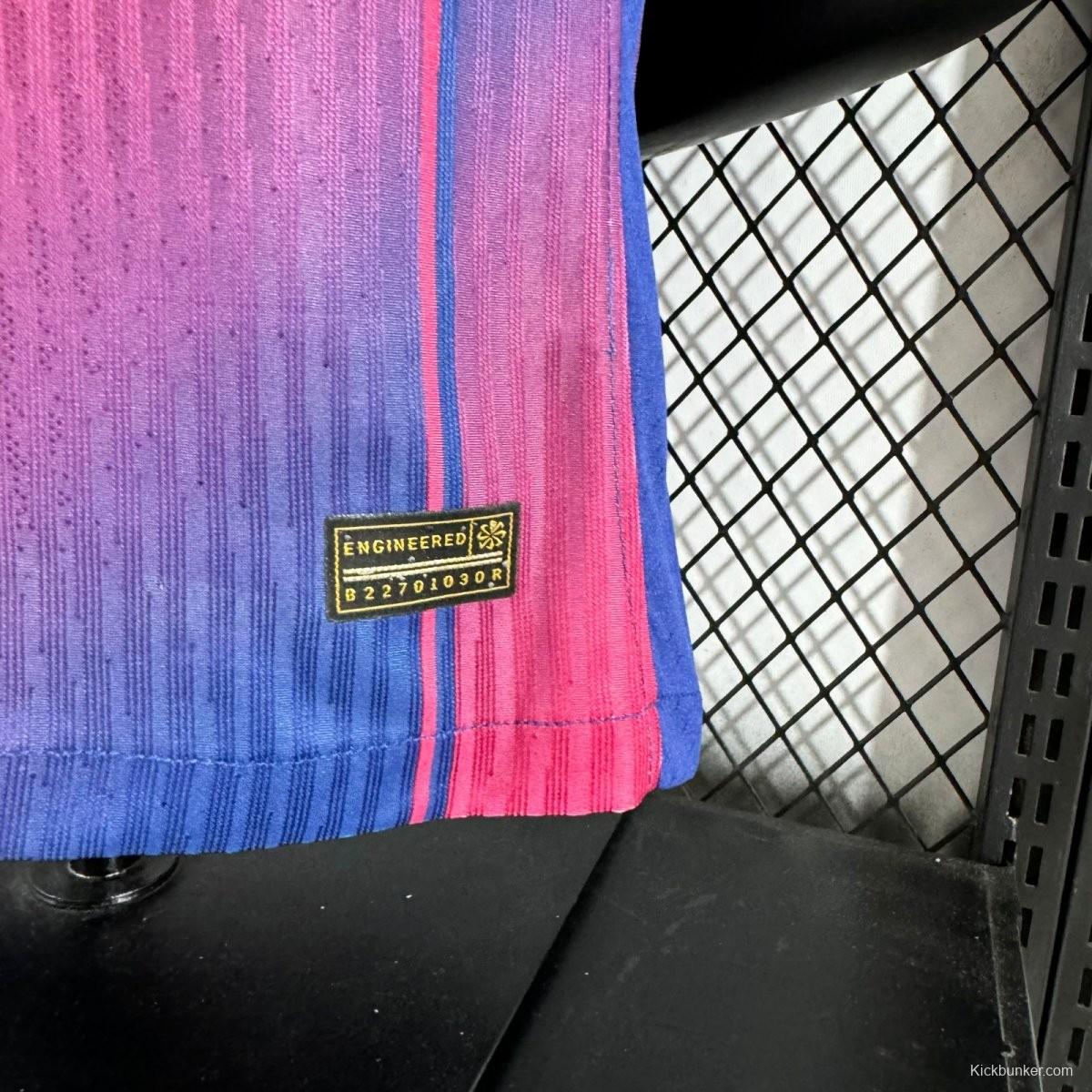 Player Version 25/26 Barcelona Travis Scott  Home Jersey